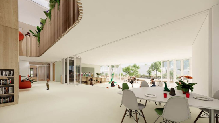 HEVO AI binnenplein IKC Het Sterrenkwartier Spijkenisse